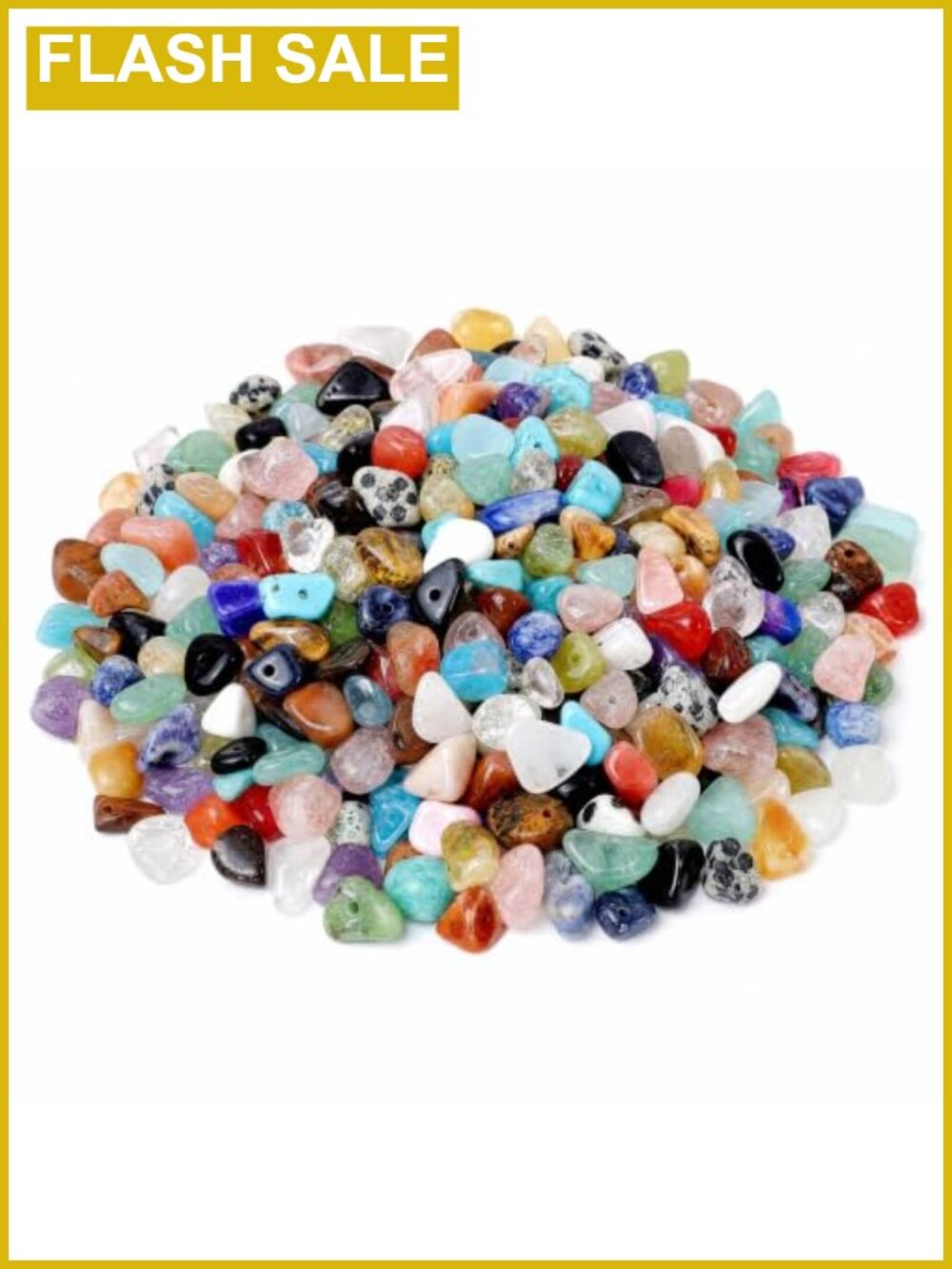 Natural Chip Stone Beads for DIY Jewelry Making 300-400pcs